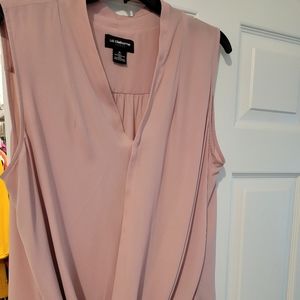 XL; Liz Claiborne Blouse; Pink; Sleeveless
